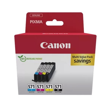 Canon Cartuccia CLI571 C/M/Y/BK SEC
