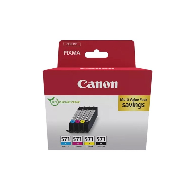 Canon Cartuccia CLI571 C/M/Y/BK SEC