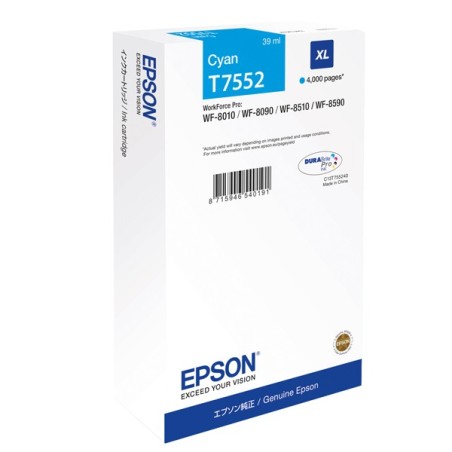Epson Tanica Ciano T7552 C13T75524N 39ml