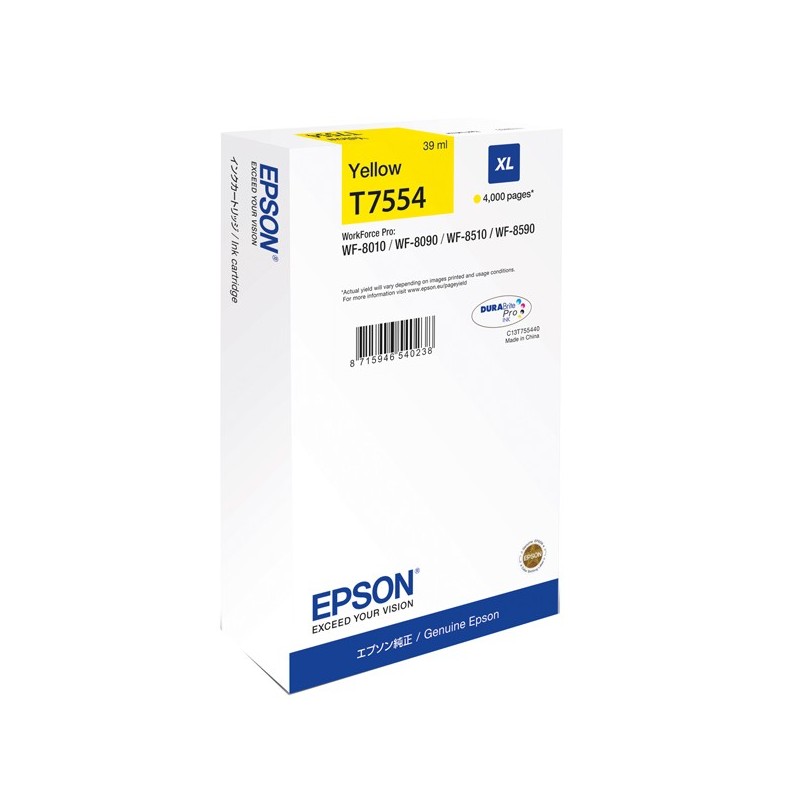 Epson Tanica Giallo T7554 C13T75544N 39ml
