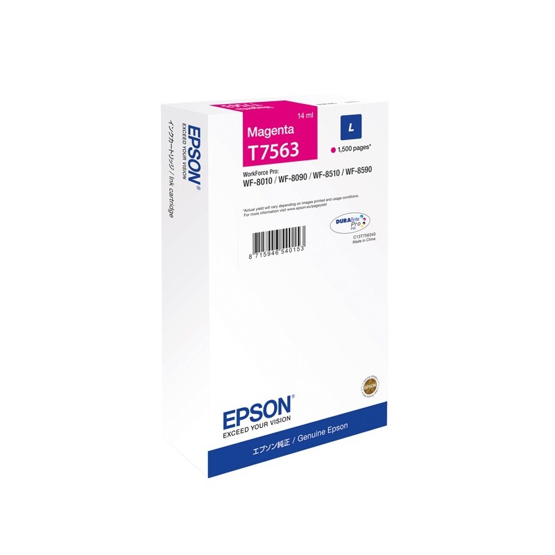Epson Tanica Magenta T7563 C13T75634N 14ml
