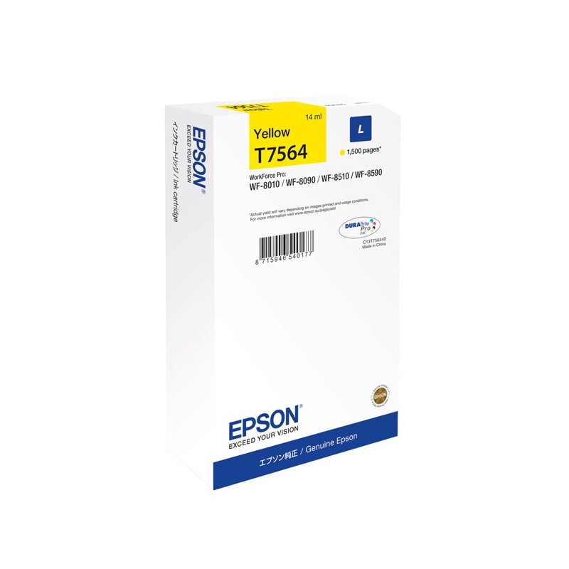 Epson Tanica Giallo T7564 C13T75644N 14ml
