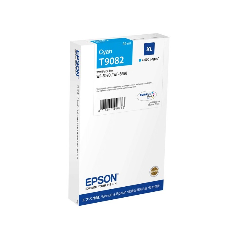 Epson Tanica Ciano T9082 C13T90824N 39ml