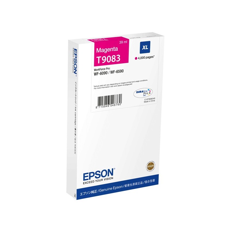 Epson Tanica Magenta T9083 C13T90834N 39ml