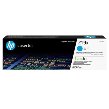 Hp Toner originale 219X Ciano W2191X 2.500 pag