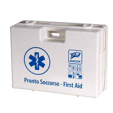 Valigetta di pronto soccorso Multisan 44,3x33,8x14,7 cm HACCP oltre 3 persone bianco PVS