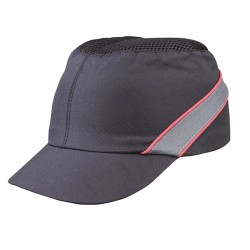 Caschetto antiurto AirColtan COLTAAINOSH tipo baseball taglia unica nero/rosso Deltaplus