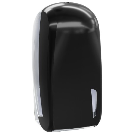 Dispenser per carta igienica interfogliata Skin Carbon piegata a V e Z 32,8 x 13,5 x 16,5 cm 550/450 fogli nero Mar Plast