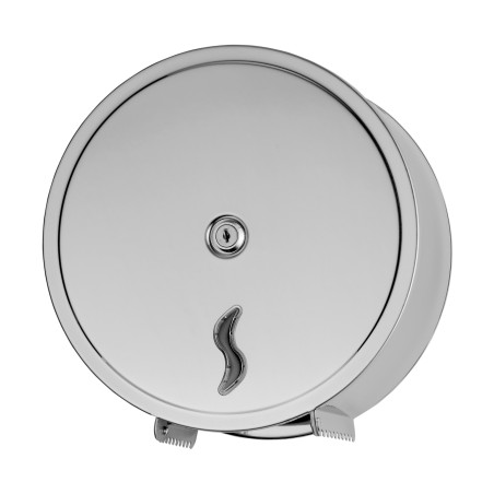 Distributore di carta igienica in rotoli Mini Jumbo da 200 mt 26x12,7x26,5 cm acciaio inox Medial International