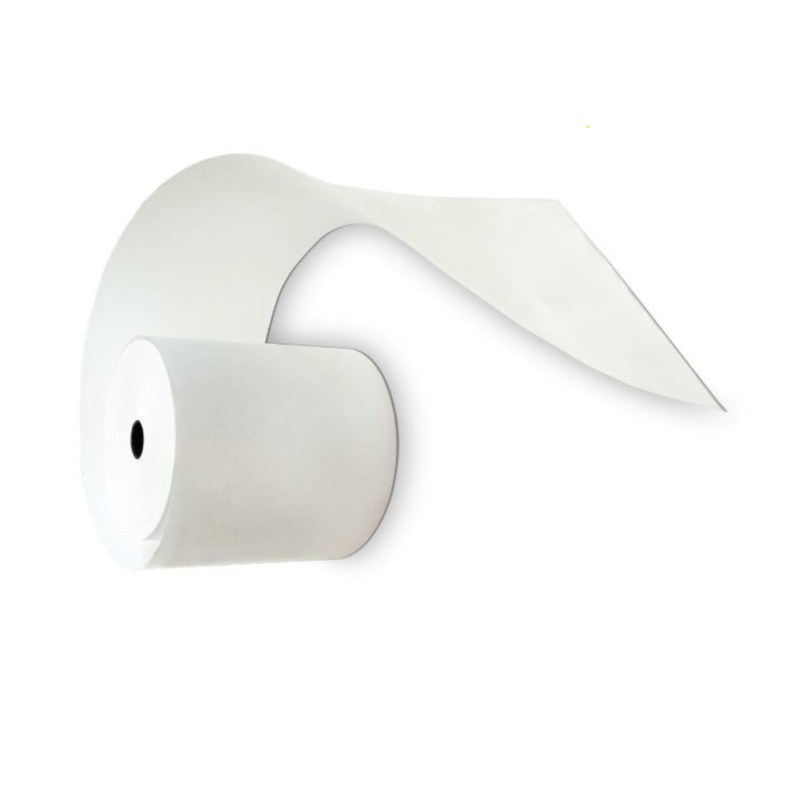 Rotolo registratore di cassa carta termica BPA free 79mm x 80 mt 55 g/m² diametro 77mm anima 12mm Rotol. Pugliese 10 pezzi