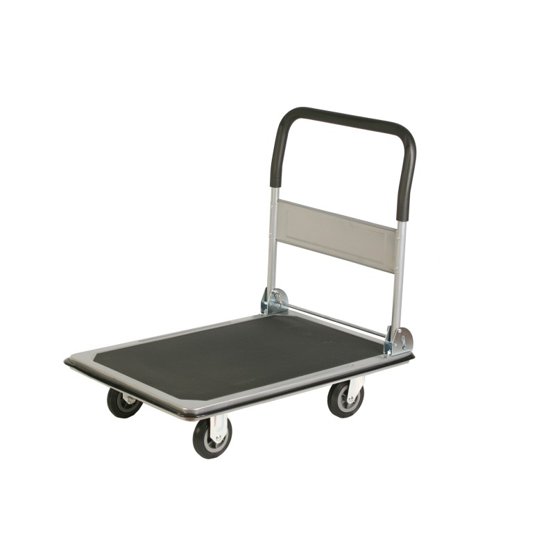 Carrello portatutto PZS250 pieghevole portata max 300 kg 91 x 61 x 87 cm grigio/nero Serena Group