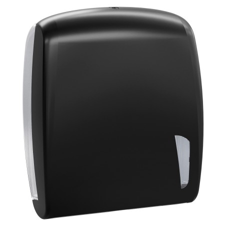 Dispenser asciugamani Skin carbon piegati a C e Z 34,5 x 11,2 x 30,6 cm 450 fogli nero Mar Plast