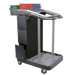 Carrello per pulizie UNIJ 11 multifunzione con mobiletto 3 cassetti 24 L 75 x 60 x 118 cm Taxon