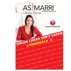 Carta Photo LL 8822 per laser A3 170 gr 100 fogli effetto lucido fronte/retro bianco As Marri
