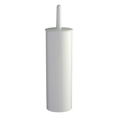 Portascopino Basica da terra ABS diametro 10,3 cm altezza 39,5 cm bianco Medial International
