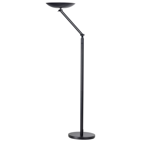 Lampada da terra articolata Varialux a led base diametro 34 cm H 160/180 cm 23 W nero Unilux