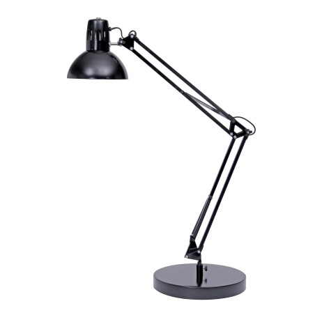 Lampada da tavolo Architect a fluorescenza 42 x 39 cm base diametro 20 cm 11W nero Alba