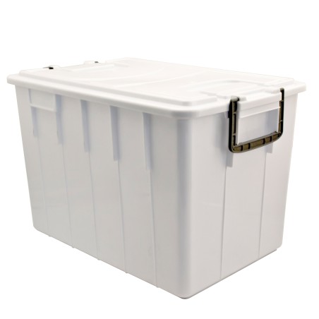 Contenitore Foodbox con coperchio 58x38x38 cm 60 L PPL riciclabile bianco Mobil Plastic