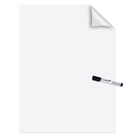 Fogli elettrostatici Magic Chart 60 x 80 cm bianco lucido Legamaster rotolo da 25 pezzi