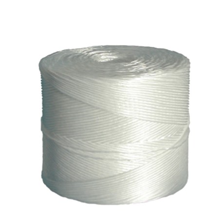 Rotolo di spago diametro 2 mm lunghezza 1000 m 2 kg fibra PPL titolo 1/500 bianco Viva