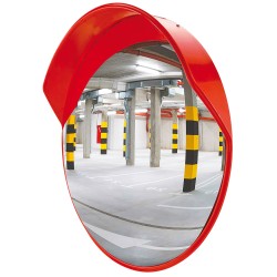 Specchio di sorveglianza parabolico infrangibile visibilità a 90 gradi diametro 50 cm