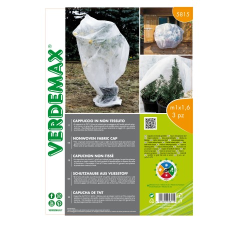 Cappuccio di protezione per piante 1 x 1,6 m 17 gr TNT bianco Verdemax conf.3 pezzi