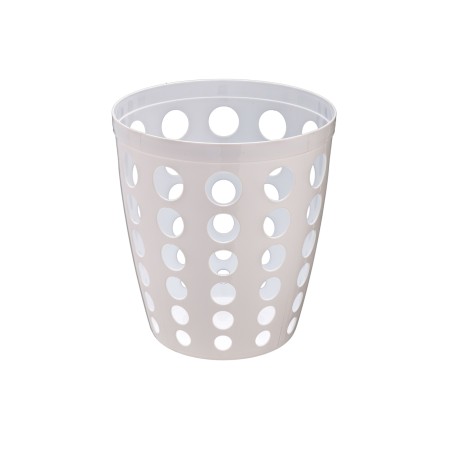 Gettacarte traforato diametro 28 cm altezza 27 cm 12 L bianco Medial International