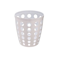 Gettacarte traforato diametro 28 cm altezza 27 cm 12 L bianco Medial International