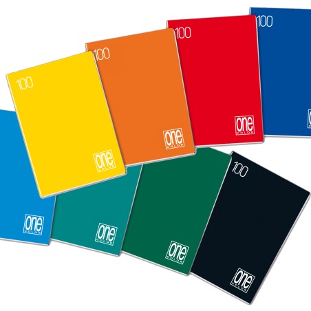 Maxiquaderno One Color A4 punto metallico riga di 3a 18 +1 fogli 100 gr Blasetti