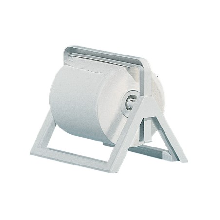 Dispenser murale/da banco per bobine di carta ABS 25x30,5x44 cm bianco Mar Plast