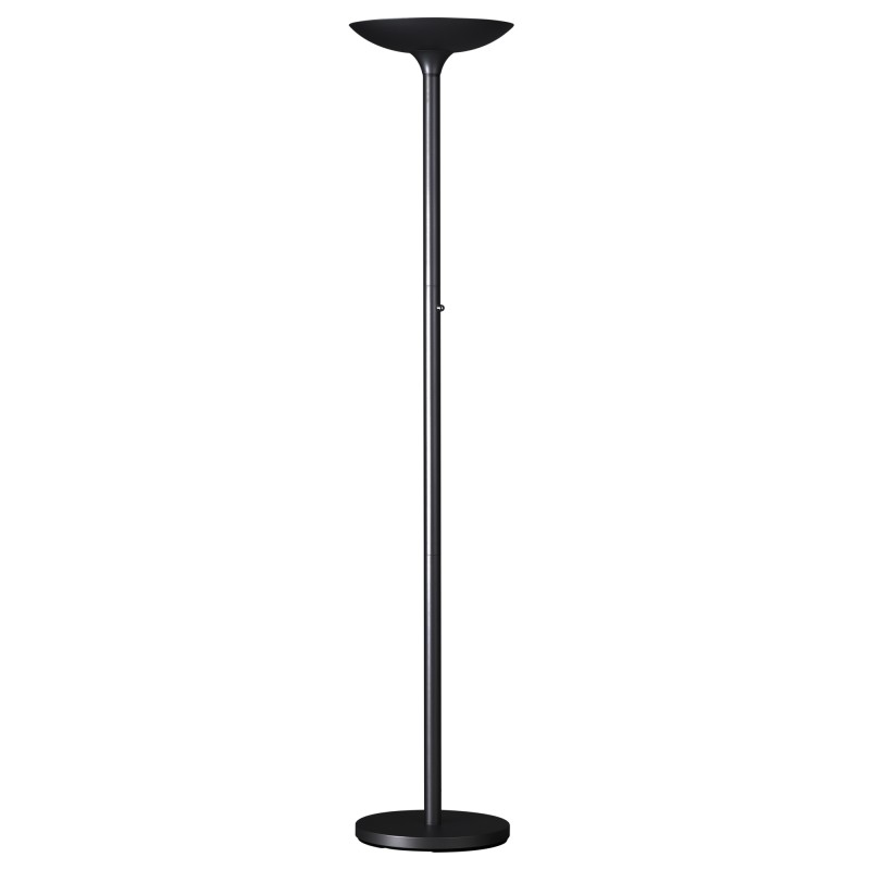 Lampada da terra Varialux a led base diametro 34 cm H 180 cm 23 W nero Unilux