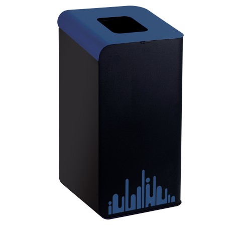 Gettacarte Rubik Evo per raccolta differenziata 80 L blu Medial International