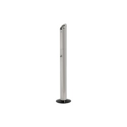 Portacenere da terra da esterno diametro 18 cm H 90 cm acciaio inox Studio T