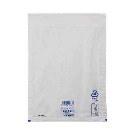 Busta imbottita Sacboll D (20 X 32 cm) carta bianco Blasetti conf. 10 pezzi
