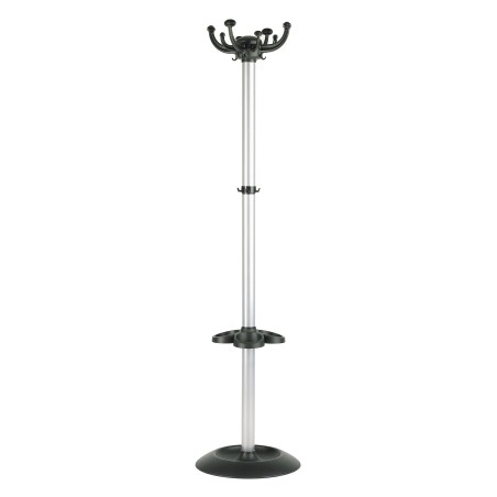 Appendiabiti Jolly con portaombrelli 8 posti 168 x 40 cm nero/grigio Unisit