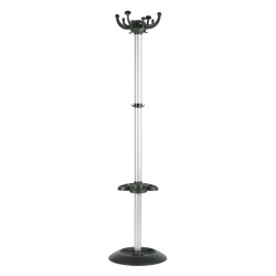 Appendiabiti Jolly con portaombrelli 8 posti 168 x 40 cm nero/grigio Unisit