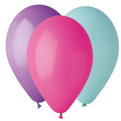 Palloncino diametro 30 cm lattice colori assortiti Big Party conf. 16 pezzi