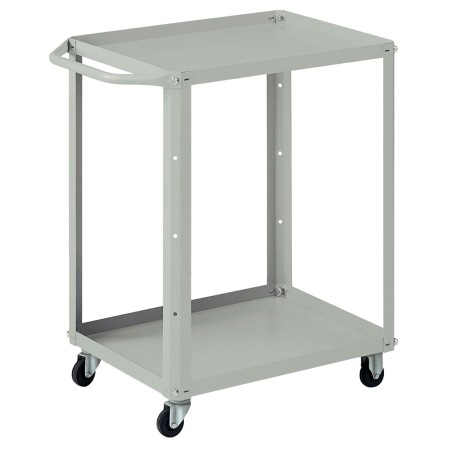 Carrello da lavoro 2 vasche da 60 x 45 cm 71 x 45 x 78 cm grigio Tecnotelai