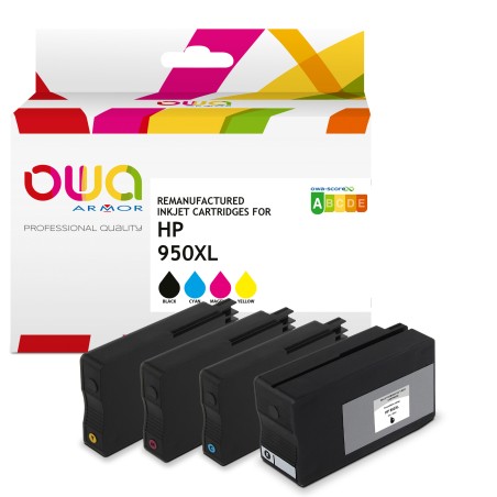Armor Cartuccia ink Compatibile per HP9501XL BK/C/M/Y K10312OW 80 ml/25mlC