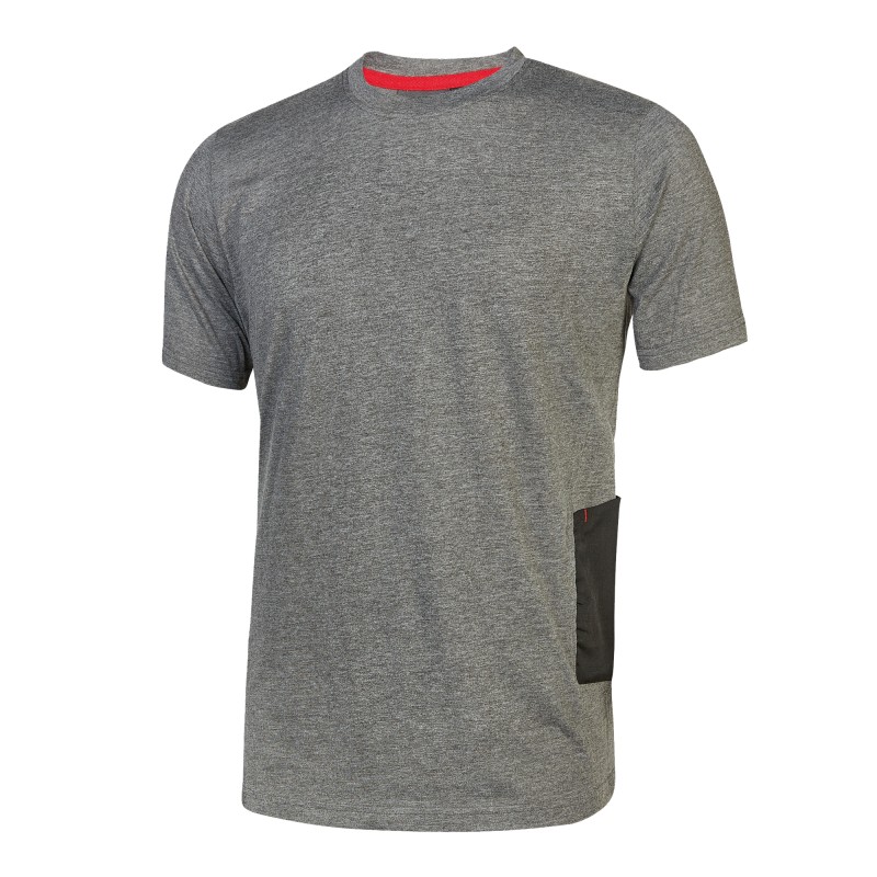 Magliette a maniche corte Road taglia XL grigio scuro UPower conf. 3 pezzi