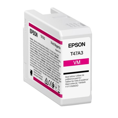 Epson Cartuccia Vivid per UltraChrome Pro 10 T47A3 Magenta 50ml C13T47A30N
