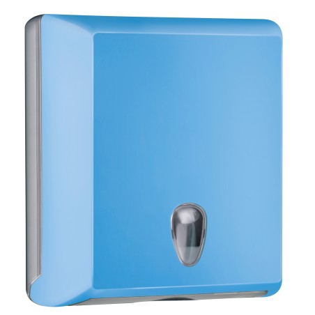Dispenser asciugamani piegati Soft Touch 29x10,5x30,5 cm azzurro Mar Plast