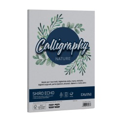 Carta Calligraphy Nature Shiro Eco A4 250 gr cenere Favini conf. 50 fogli