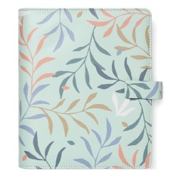 Organiser Botanical f.to A5 233 x 217 x 46 mm con cinturino menta Filofax