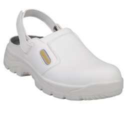 Calzatura sabot Maubec 3 SB E A SRC microfibra numero 44 bianco Deltaplus