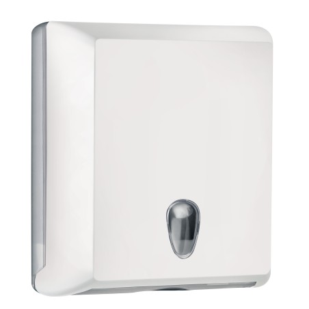 Dispenser asciugamani piegati Soft Touch 29x10,5x30,5 cm bianco Mar Plast