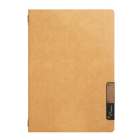 Portamenù Nature 1 inserto doppio A5 24,9 x 17,5 cm beige nature Securit