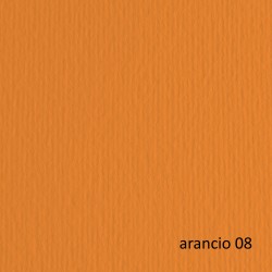 Cartoncino Elle Erre 50x70cm 220gr arancio 108 Fabriano blister 20 fogli