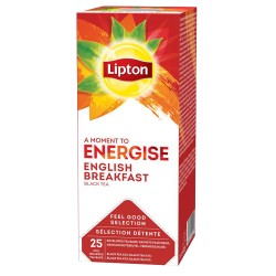 Tè English breakfast Feel Good Selection in filtro Lipton conf. 25 pezzi