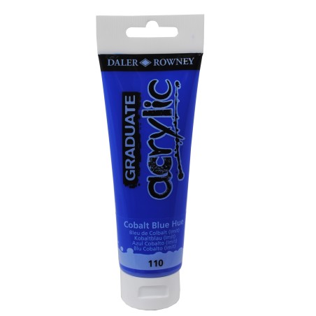 Colore acrilico fine Graduate 120 ml blu cobalto imitazione Daler Rowney